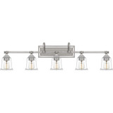 Nicholas 5 Light Coastal Vanity Light by Quoizel - NLC8605