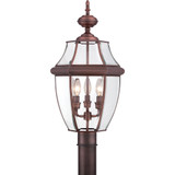 Newbury 3 Light Large Post Lantern by Quoizel  - NY9043