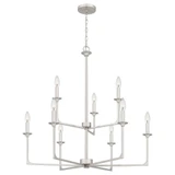 Prescott 9 Light Large Chandelier by Quoizel - PRC5232