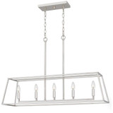Prescott 5 Light Oversized Linear Pendant by Quoizel - PRC536