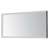 Bevel 66W 1 LED Mirror 28 Inch Tall and 60 Inch Wide by ET2 - E42064