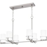 Seymour 6 Light Oversized Linear Chandelier by Quoizel - SEY636