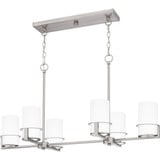 Seymour 6 Light Oversized Linear Chandelier by Quoizel - SEY636