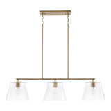 Baker 3 Light Oversized Linear Pendant by Homeplace - 846931