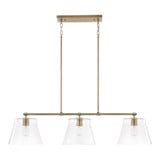 Baker 3 Light Oversized Linear Pendant by Homeplace - 846931
