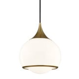 Reese 1 Light Small Pendant 11.5 Inch Tall by Mitzi - H281701M