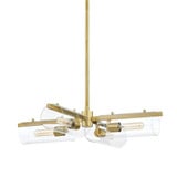 Ariel 4 Light Large Chandelier by Mitzi H326804-AGB - H326804