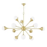 Ariana 12 Light Oversized 5 Tier Chandelier by Mitzi - H375812