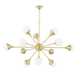 Ariana 12 Light Oversized 5 Tier Chandelier by Mitzi - H375812