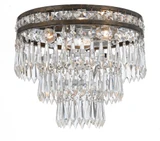 Mercer 3 Light 12 Inch Wide Flush Mount by Crystorama - 5260