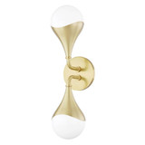 Ariana 2 LED Light Wall Sconce by Mitzi - H416302