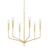 Bailey 6 Light Medium Chandelier by Mitzi H516806-PN - H516806