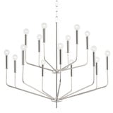 Bailey 15 Light Oversized 2 Tier Chandelier by Mitzi - H516815