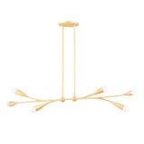 Elsa 6 Light Oversized Linear Pendant by Mitzi - H689906