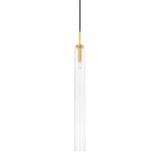 Nyah 1 Light Mini Pendant 32.25 Inch Tall by Mitzi - H701701L