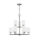Oslo 9 Light Medium Chandelier by Generation Lighting 31162