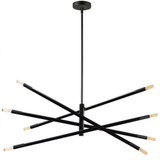 Wand Eight Light Pendant by Dainolite - WAN-408P