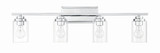 Clark 4 Light Bath Vanity 9.38 Inch Tall and 35 Inch Wide by Craftmade - 20435