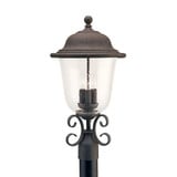 Three Light Outdoor Post Fixture 12 Inch by 22.75 Inch by Generation - 8259