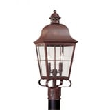 Two Light Outdoor Post Fixture 9.25 Inch by 22.75 Inch by Generation - 8262