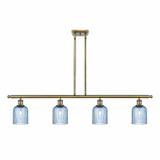Bridal Veil 4 Light Stem Hung Island48 Inch Wide by Innovations - 516-4I-G559-5-GL