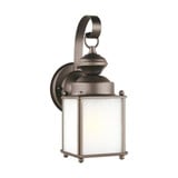 Jamestowne 1 Light Aluminum Wall Lantern 11.25 Inch Tall by Generation - 84560
