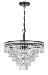 Mercer 7 Light Small Chandelier by Crystorama 5264 - 5264