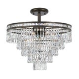 Mercer 7 Light Small Flush Mount by Crystorama 5264_Ceiling