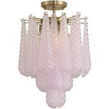 Ollie 4 Light Semi Flush Mount 20 Inch Tall X 14.25 Inch Wide by Crystorama - OLL-6004-AG_CEILING