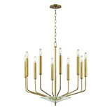 Gideon 10 Light Medium Chandelier by Hudson Valley - 2610