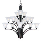 Aurora 15 Light Oversized 3 Tier Chandelier by Maxim - 20097