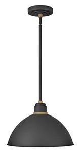 Foundry Dome 1 Light Medium Outdoor Pendant by Hinkley - 10685