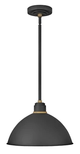 Foundry Dome 1 Light Medium Outdoor Pendant by Hinkley - 10685