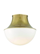 Lettie 15W 1 LED 14.75 Inch Wide Flush Mount by Hudson Valley - 9415