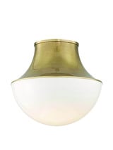 Lettie 15W 1 LED 14.75 Inch Wide Flush Mount by Hudson Valley - 9415