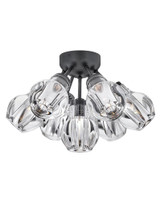 Elise 35W 7 LED 16.25 Inch Wide Semi Flush Mount by Fredrick Ramond - FR46951
