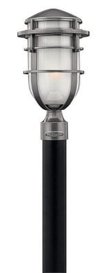 Reef 1 Light Large Outdoor Post Top or Pier Mount Lantern by Hinkley  - 1951