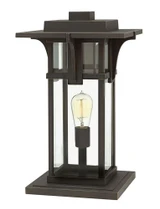 Manhattan 1 Light Large Outdoor Pier Mount Lantern Inches by Hinkley - 2327