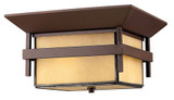 Harbor 2 Light 7 Inch Wide Outdoor Flush Mount by Hinkley - 2573