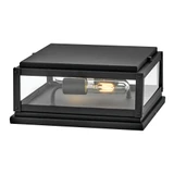 Max 16W Two LED Small Outdoor Pier Mount 7.5 x 12 Inches by Hinkley - 28858