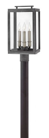 Sutcliffe 3 Light Large Outdoor Post or Pier Mount 10 x 20 In by Hinkley  - 2911