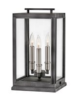 Sutcliffe 3 Light Large Outdoor Pier Mount 10.25 x 18 Inches by Hinkley  - 2917