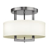 Hampton 3 Light 9 Inch Wide Semi Flush Mount by Hinkley - 3200