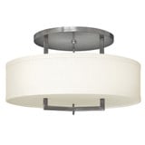 Hampton 3 Light 24 Inch Wide Semi Flush Mount by Hinkley - 3211
