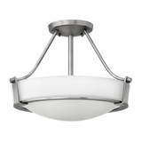 Hathaway 3 Light 12 Inch Wide Semi Flush Mount by Hinkley - 3220