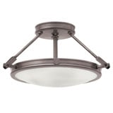 Collier 3 Light 6.6 Inch Wide Semi Flush Mount by Hinkley - 3381
