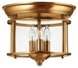 Gentry 3 Light 6 Inch Wide Flush Mount by Hinkley - 3473