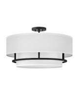 Graham 4 Light 12.1 Inch Wide Semi Flush Mount by Hinkley - 38894