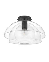 Lotus 1 Light 16 Inch Wide Semi Flush Mount by Hinkley - 39061
