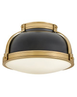 Barton 20W 2 LED 8.8 Inch Wide Flush Mount by Hinkley - 46351-LCB